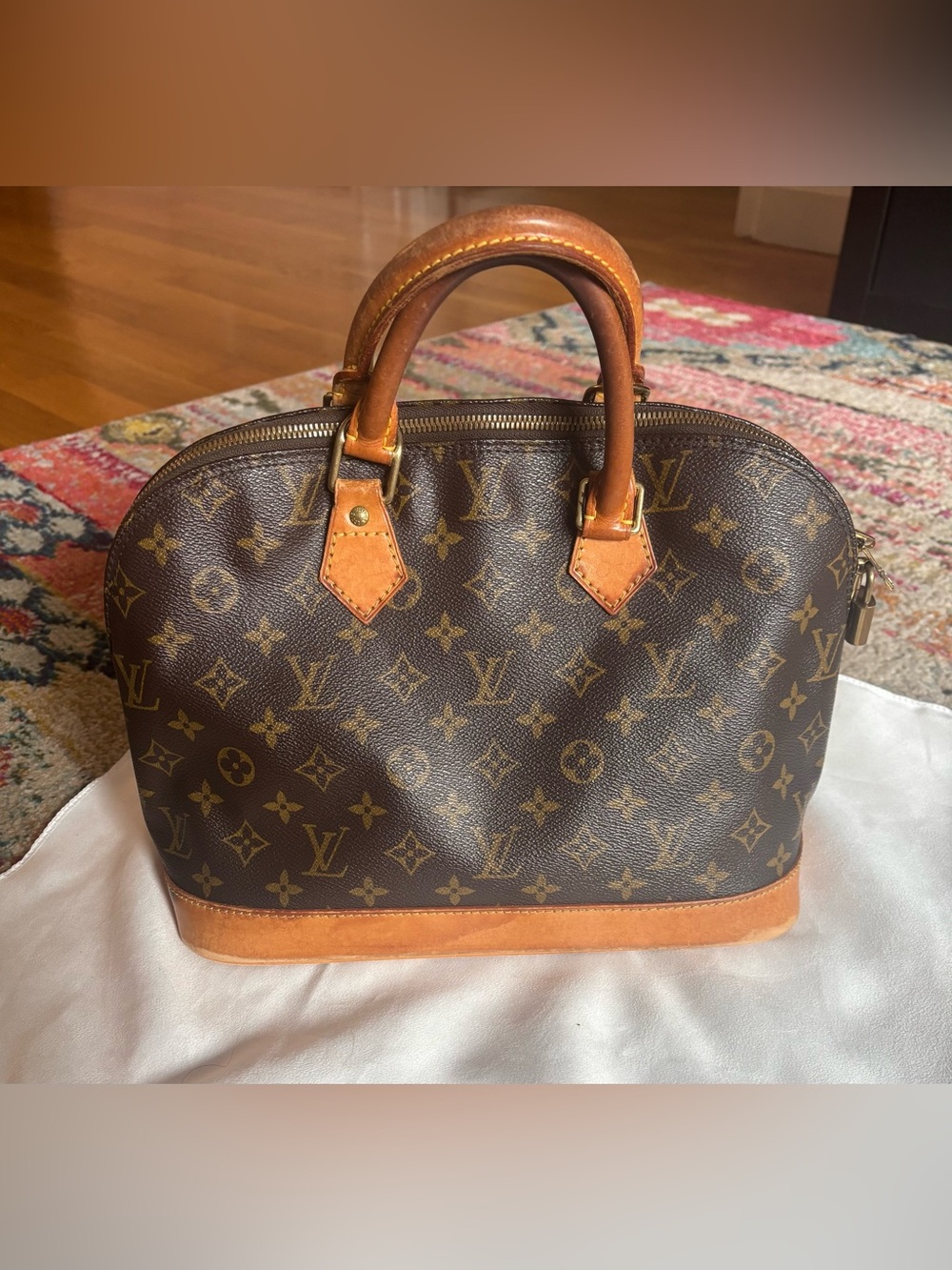 Louis Vuitton Alma PM Vintage Monogram Top Handle Bag - 1997